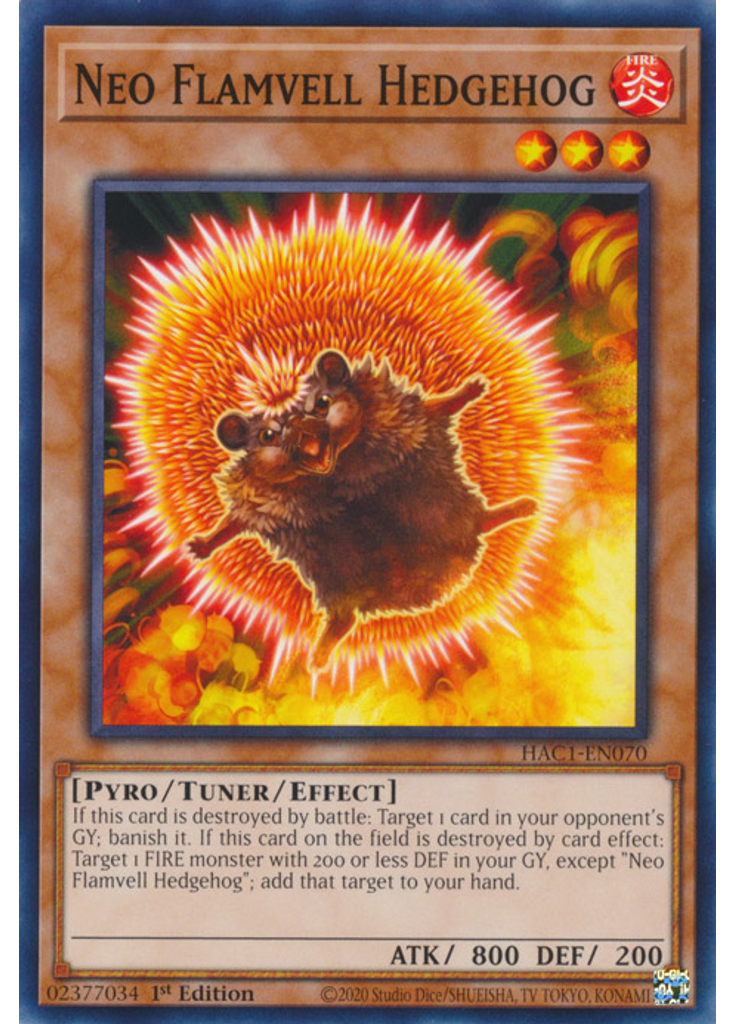 Neo Flamvell Hedgehog