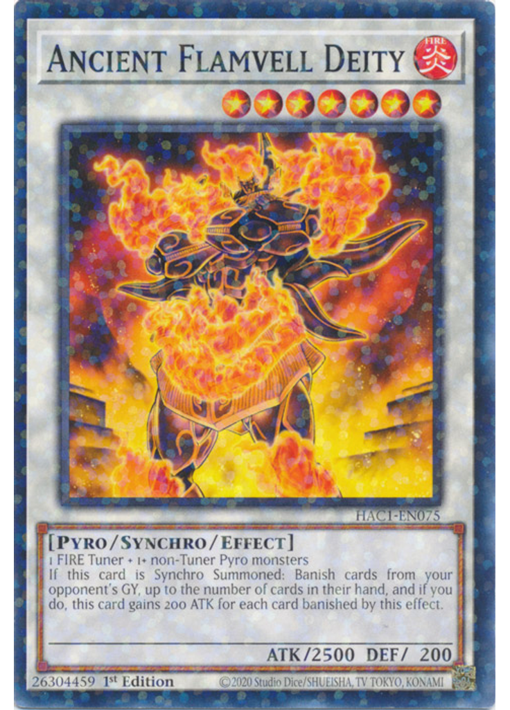 Ancient Flamvell Deity (Duel Terminal Normal Parallel Rare 1st Edition)