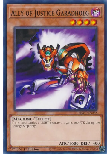 Ally of Justice Garadholg