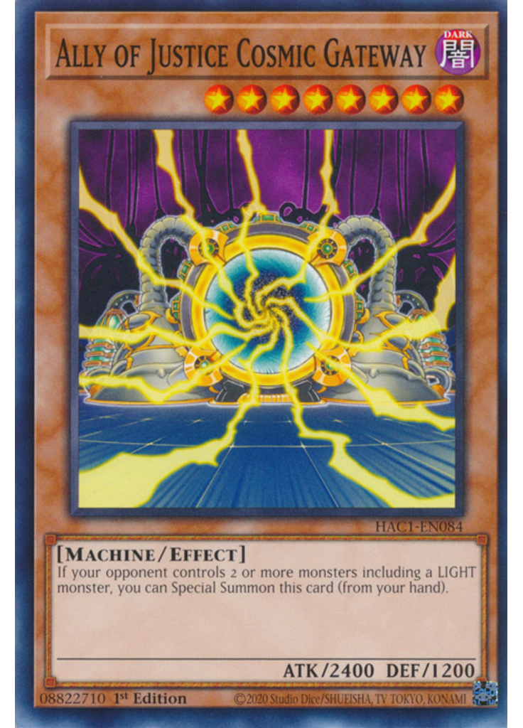 Ally of Justice Cosmic Gateway