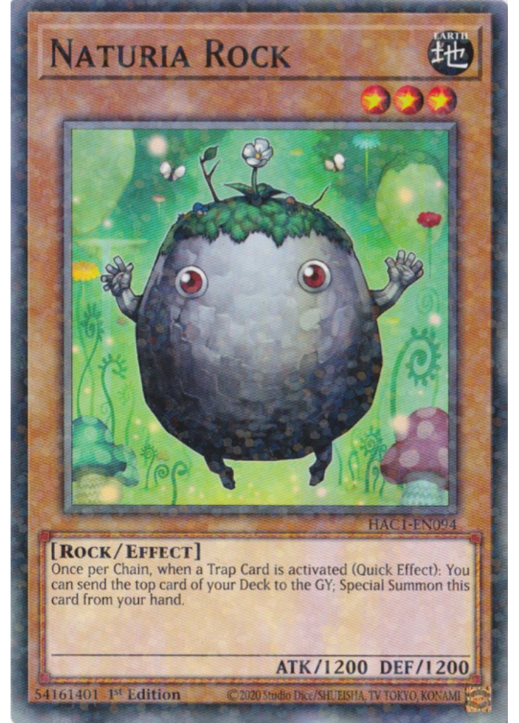 Naturia Rock (Duel Terminal Normal Parallel Rare 1st Edition)