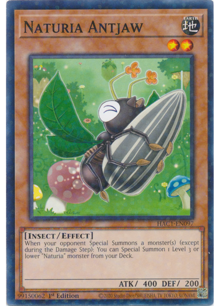 Naturia Antjaw (Duel Terminal Normal Parallel Rare 1st Edition)
