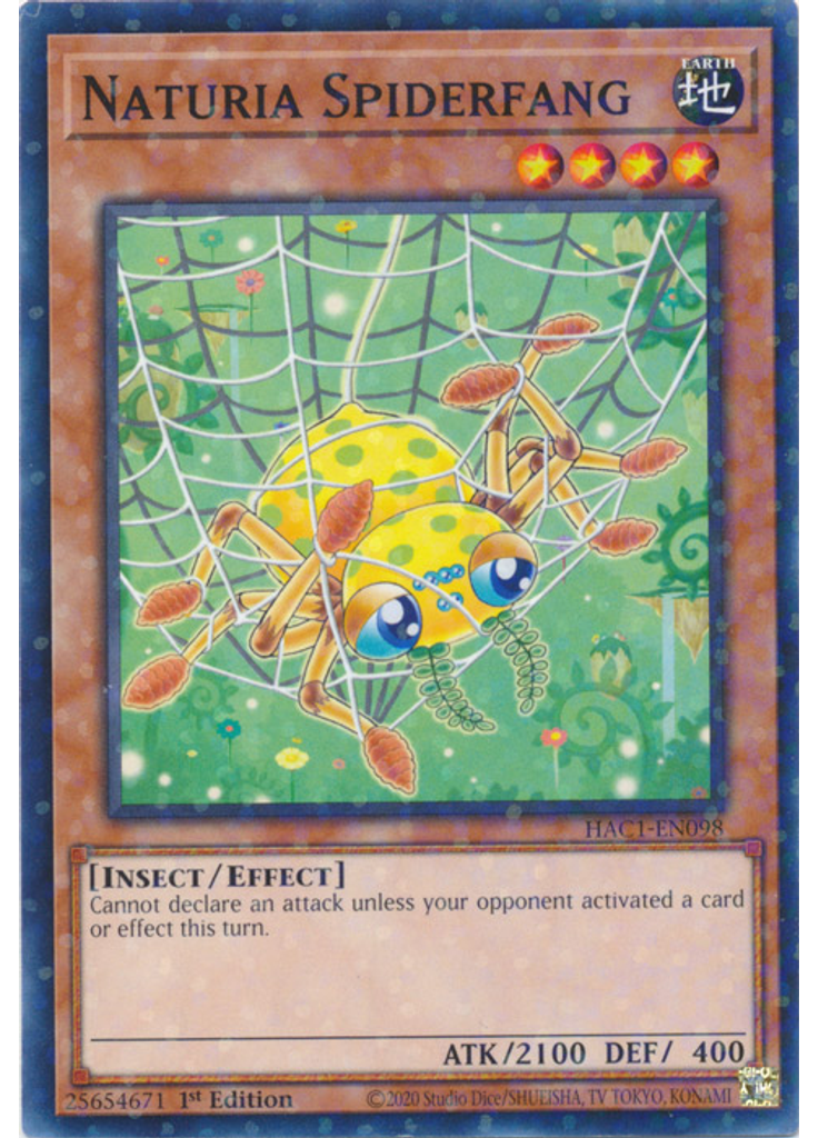 Naturia Spiderfang (Duel Terminal Normal Parallel Rare 1st Edition)