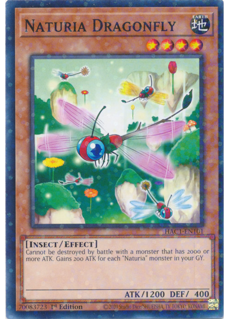 Naturia Dragonfly (Duel Terminal Normal Parallel Rare 1st Edition)