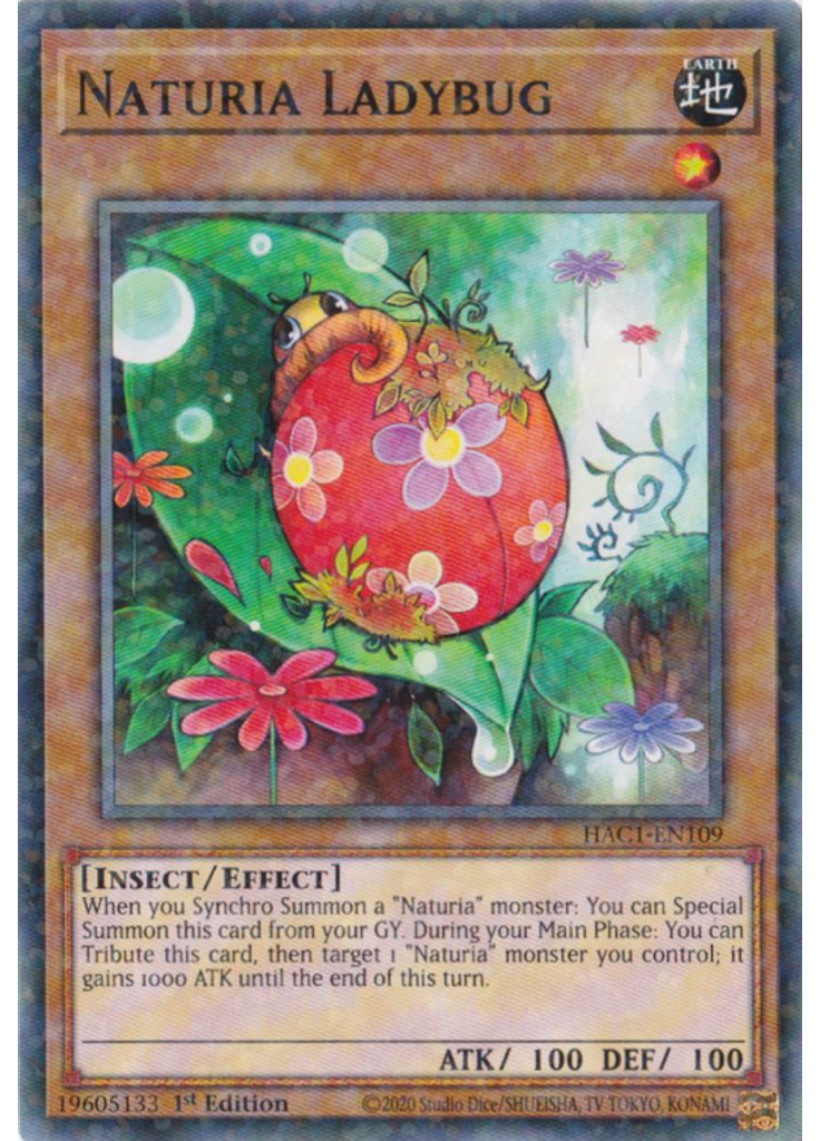 Naturia Ladybug (Duel Terminal Normal Parallel Rare 1st Edition)