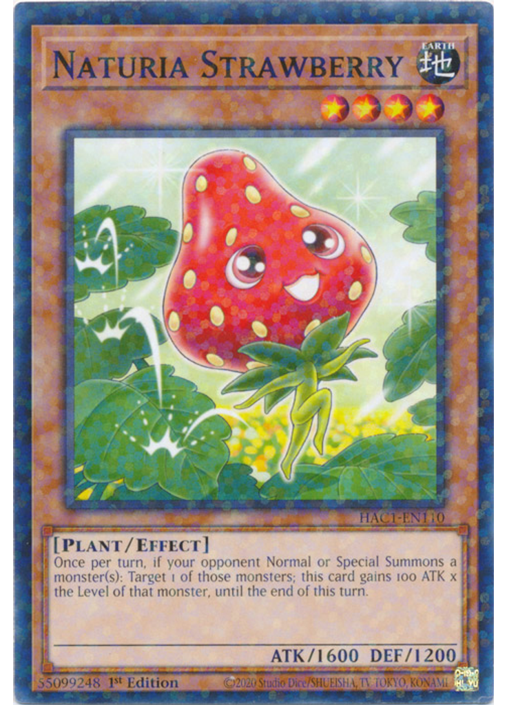 Naturia Strawberry (Duel Terminal Normal Parallel Rare 1st Edition)