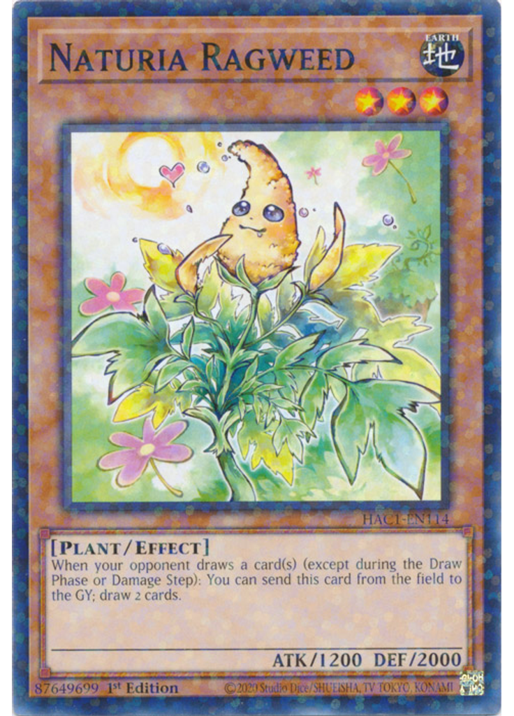 Naturia Ragweed (Duel Terminal Normal Parallel Rare 1st Edition)