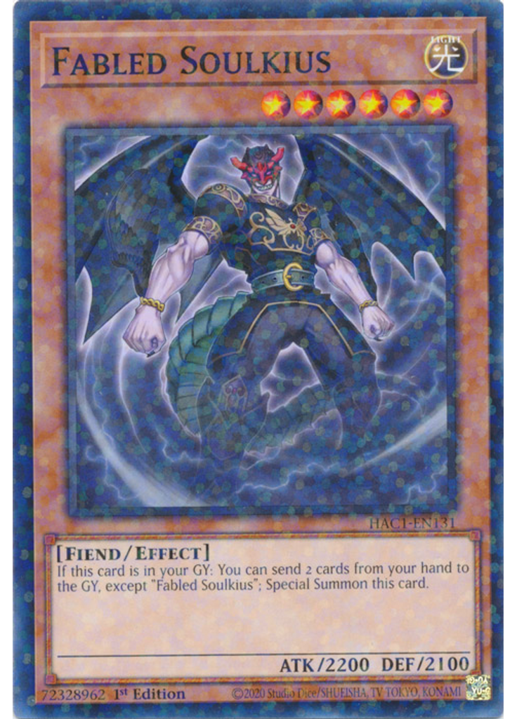 Fabled Soulkius (Duel Terminal Normal Parallel Rare 1st Edition)