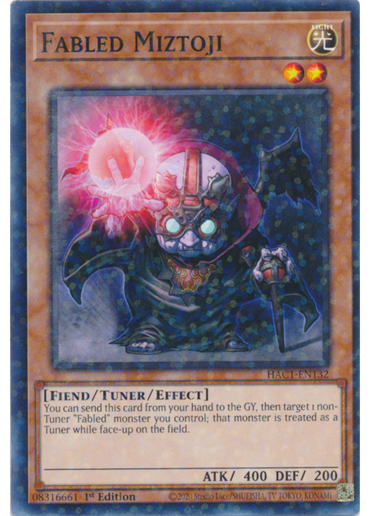 Fabled Miztoji (Duel Terminal Normal Parallel Rare 1st Edition)