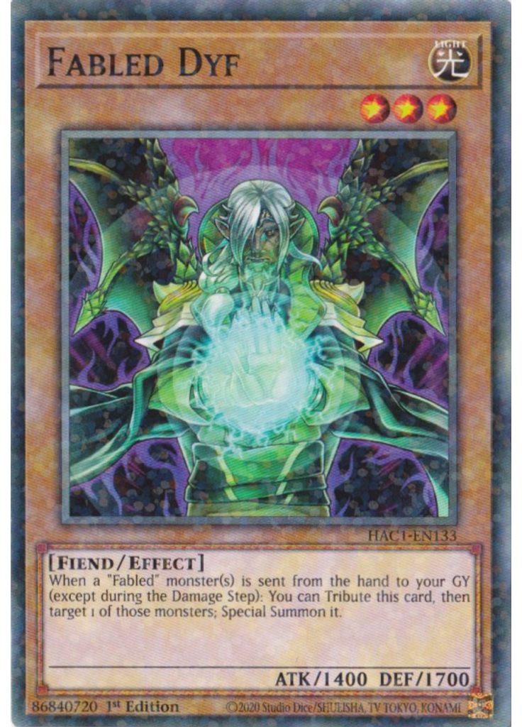 Fabled Dyf (Duel Terminal Normal Parallel Rare 1st Edition)