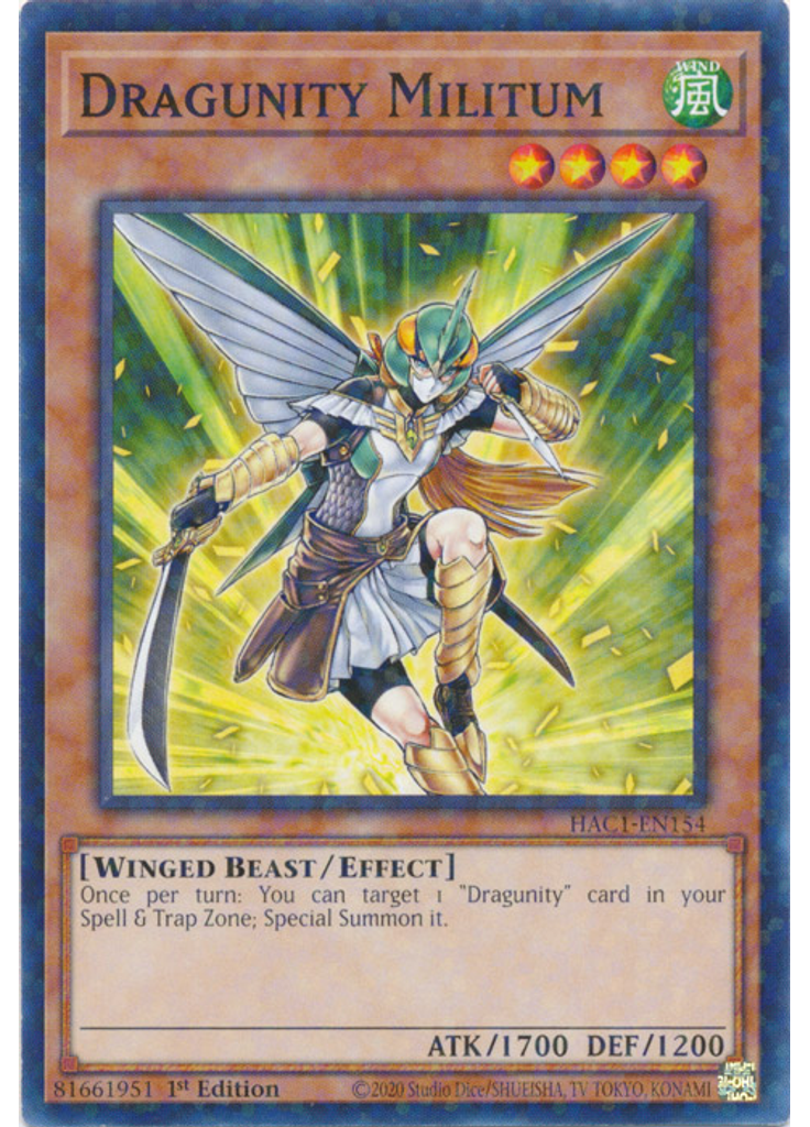 Dragunity Militum (Duel Terminal Normal Parallel Rare 1st Edition)
