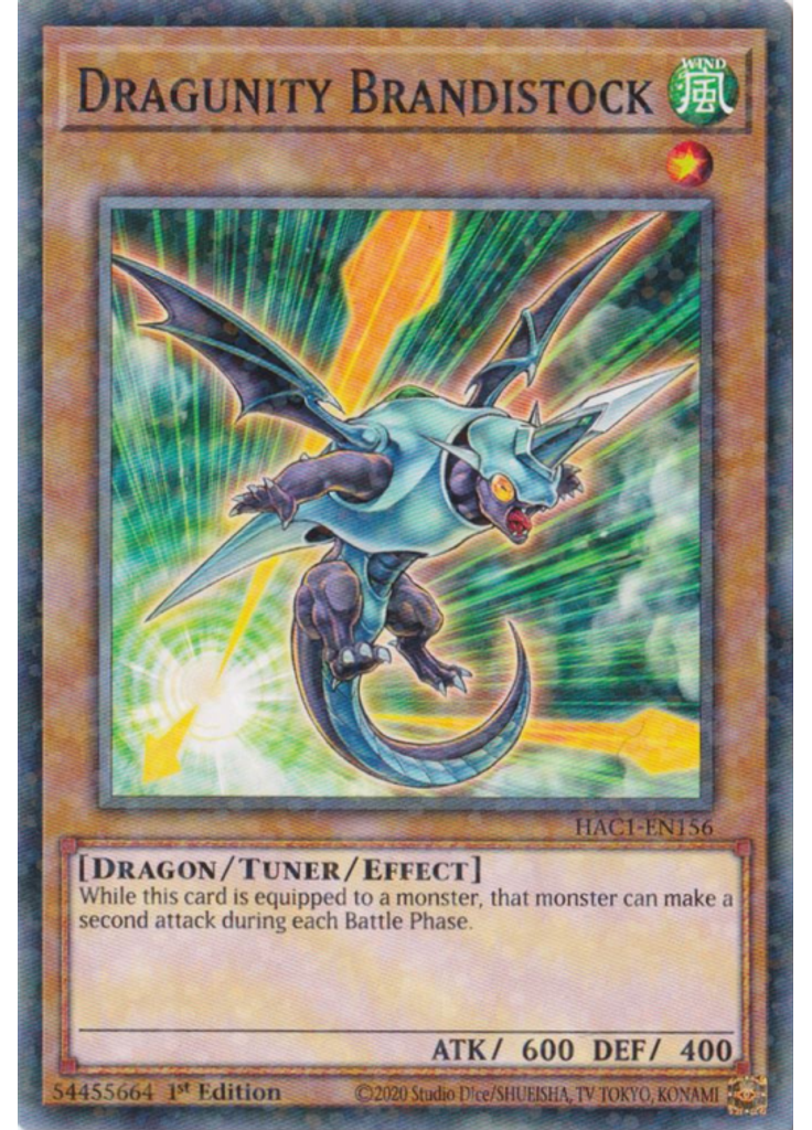 Dragunity Brandistock (Duel Terminal Normal Parallel Rare 1st Edition)