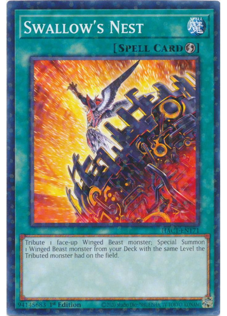 Swallow's Nest (Duel Terminal Normal Parallel Rare 1st Edition)