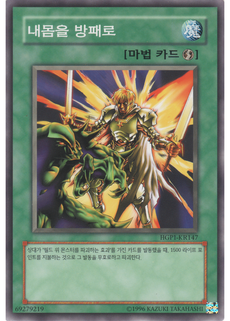 내몸을 방패로
