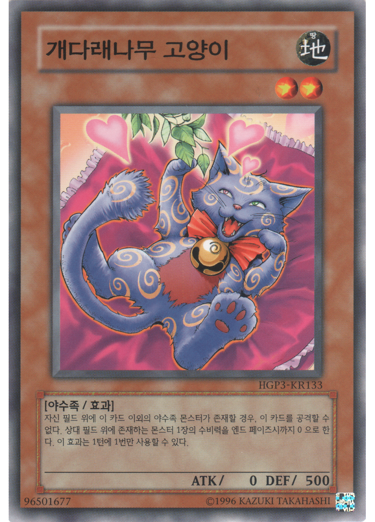 개다래나무고양이
