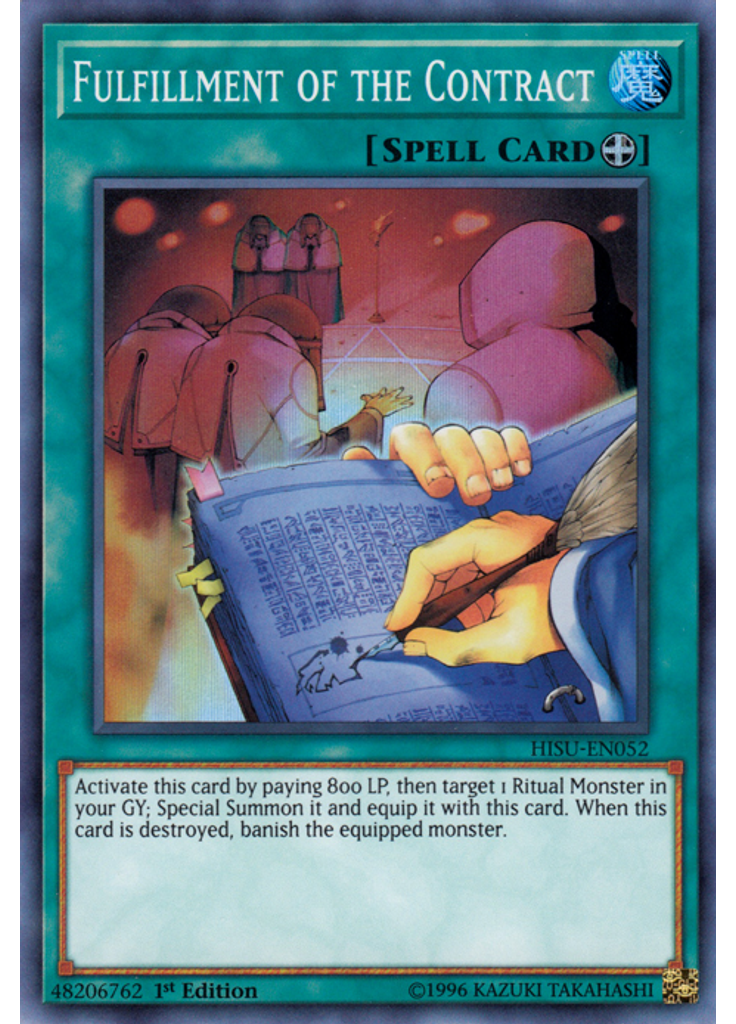 Fulfillment of the Contract