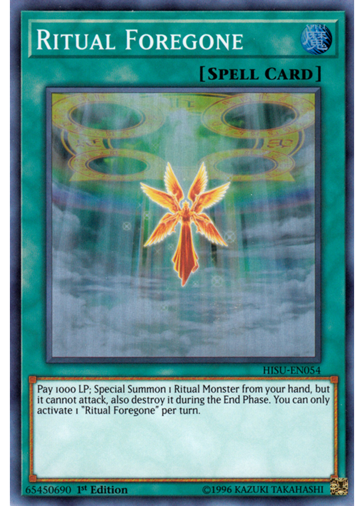 Ritual Foregone