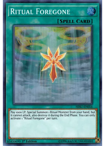 Ritual Foregone