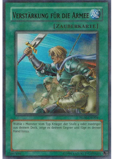 Verstärkung für die Armee