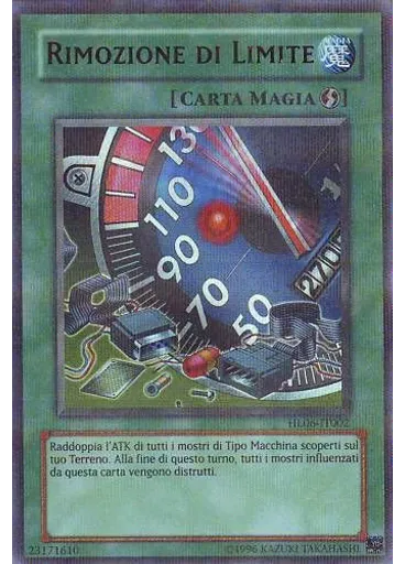 Rimozione di Limite — Hobby League 6 participation card C