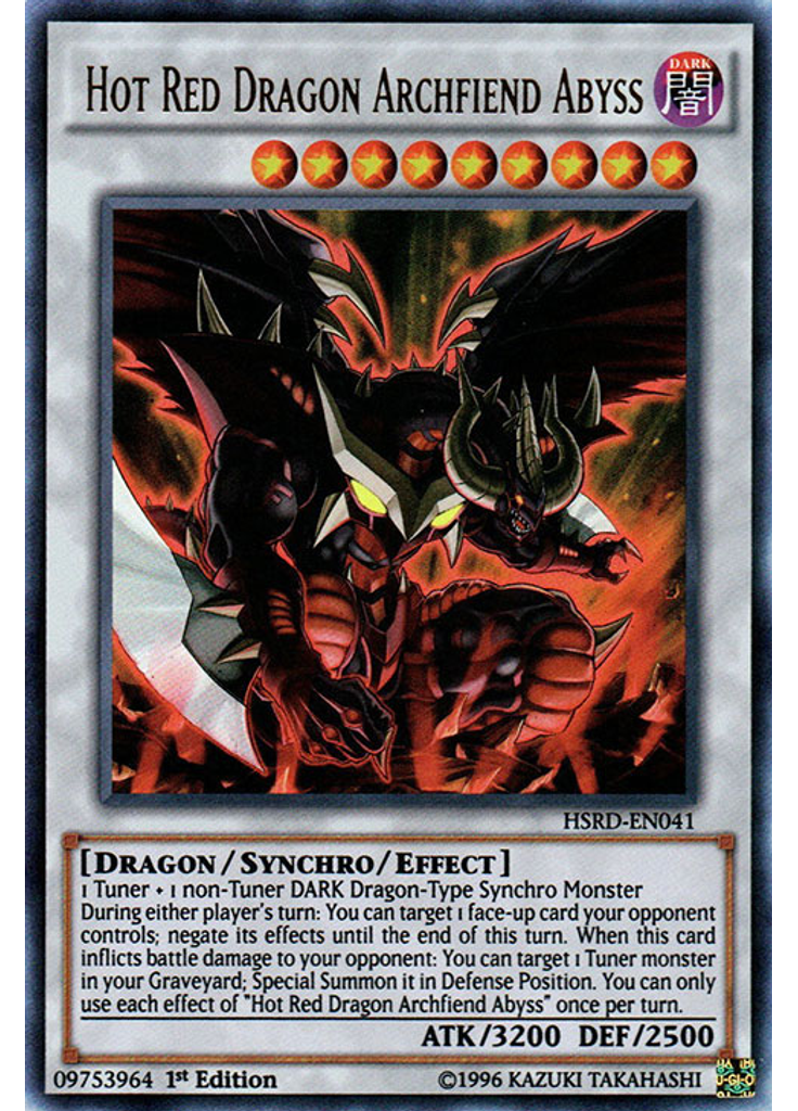 Hot Red Dragon Archfiend Abyss