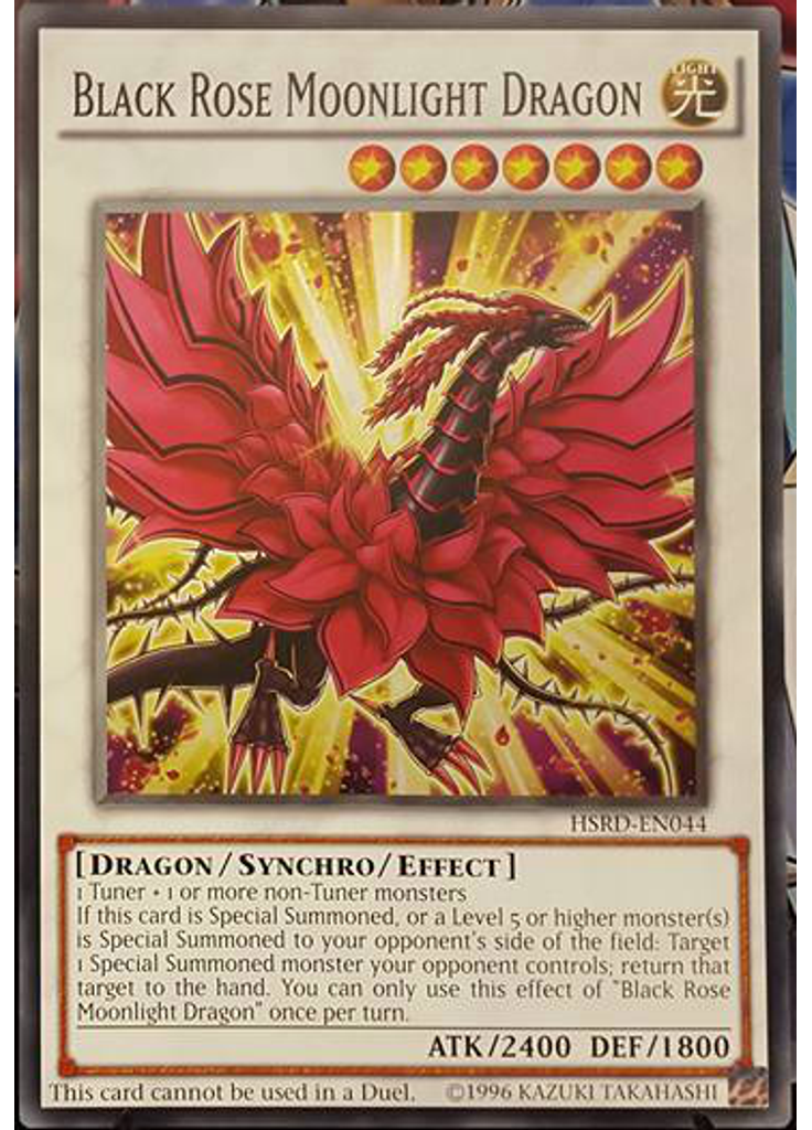 Black Rose Moonlight Dragon (Super Rare Unlimited Gc)
