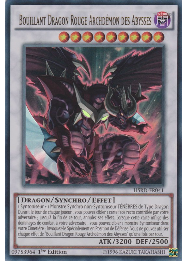 Bouillant Dragon Rouge Archdémon des Abysses
