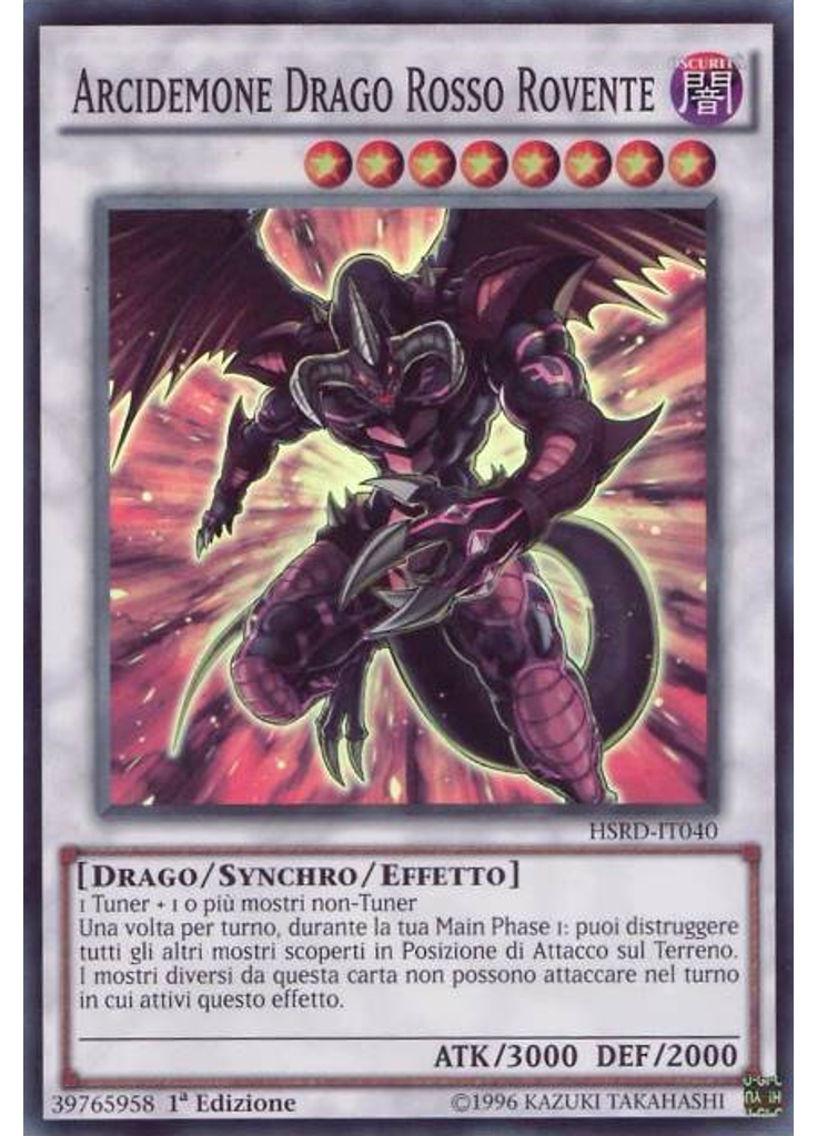 Arcidemone Drago Rosso Rovente