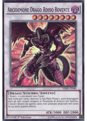 Arcidemone Drago Rosso Rovente