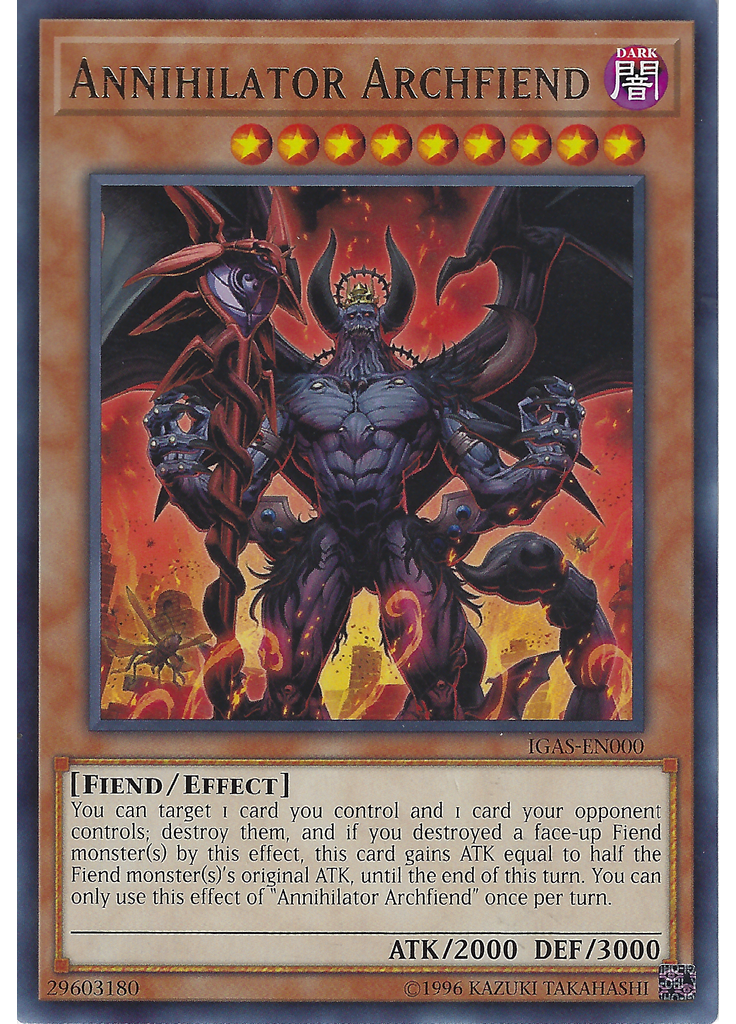 Annihilator Archfiend (Rare Unlimited)