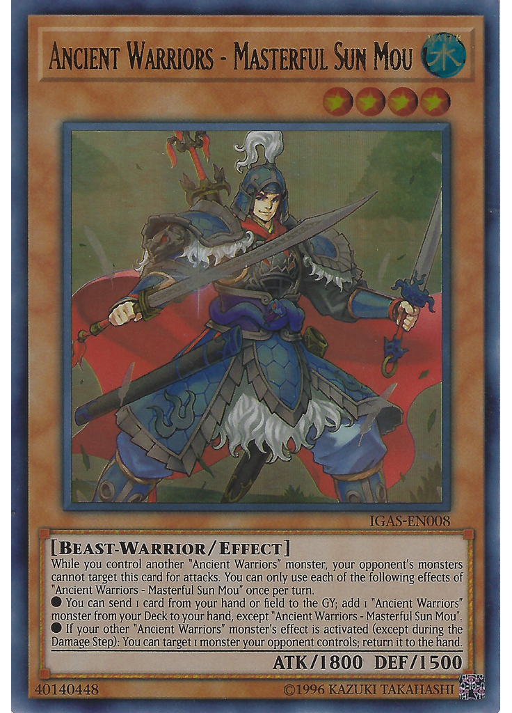 Ancient Warriors - Masterful Sun Mou (Ultra Rare Unlimited)