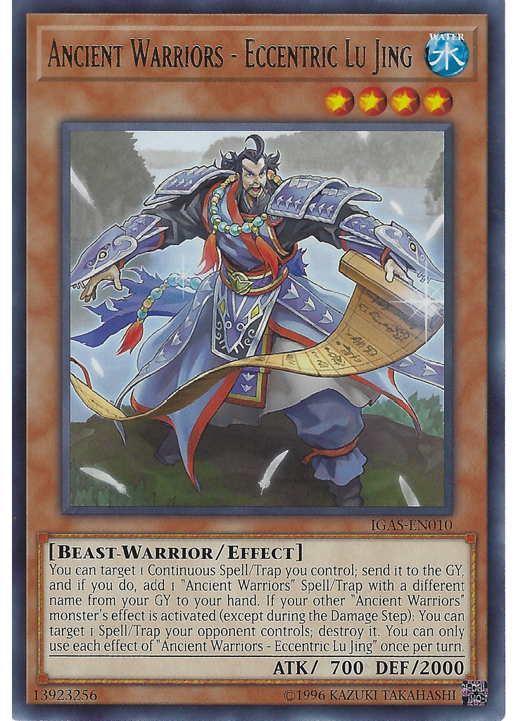 Ancient Warriors - Eccentric Lu Jing (Rare Unlimited)