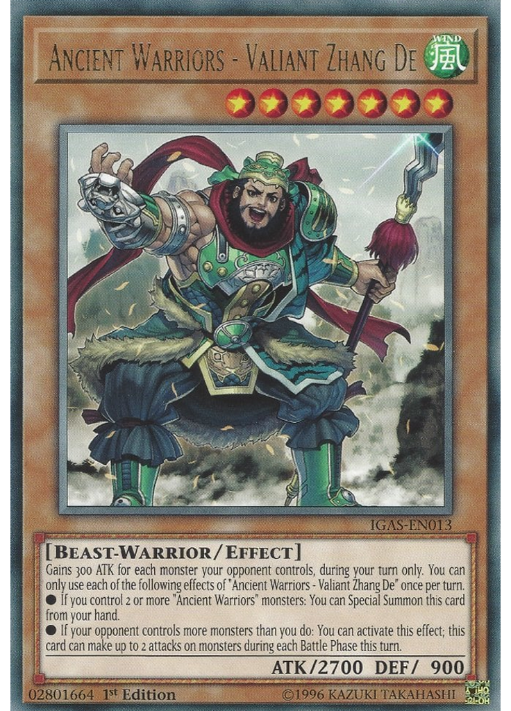 Ancient Warriors - Valiant Zhang De