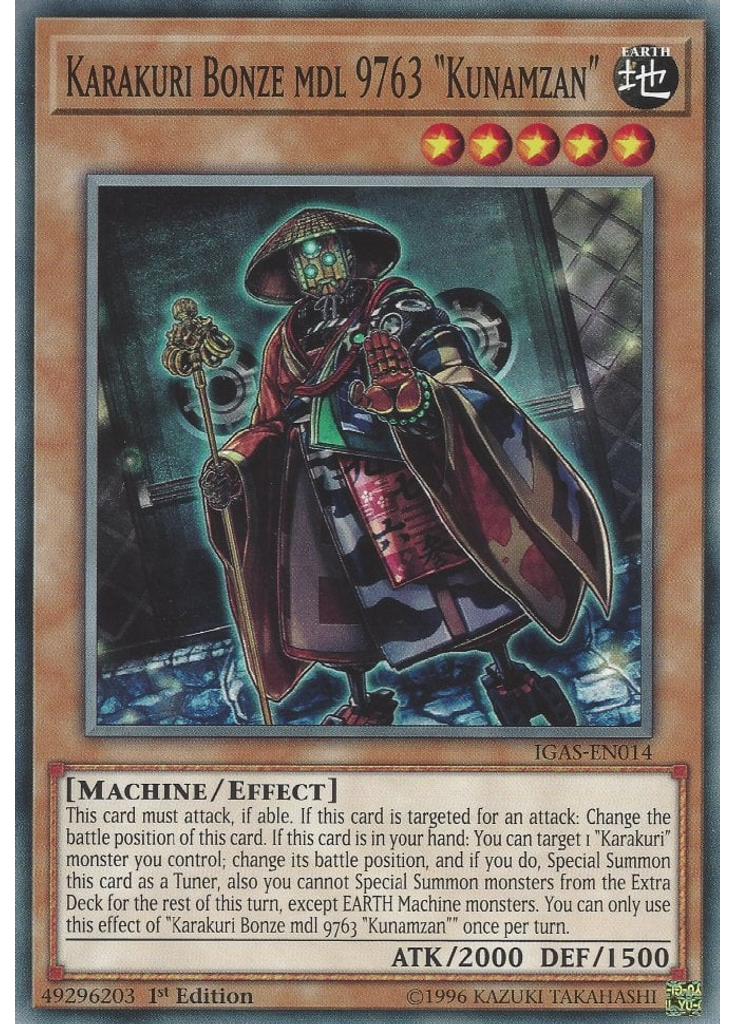 Karakuri Bonze mdl 9763 "Kunamzan"
