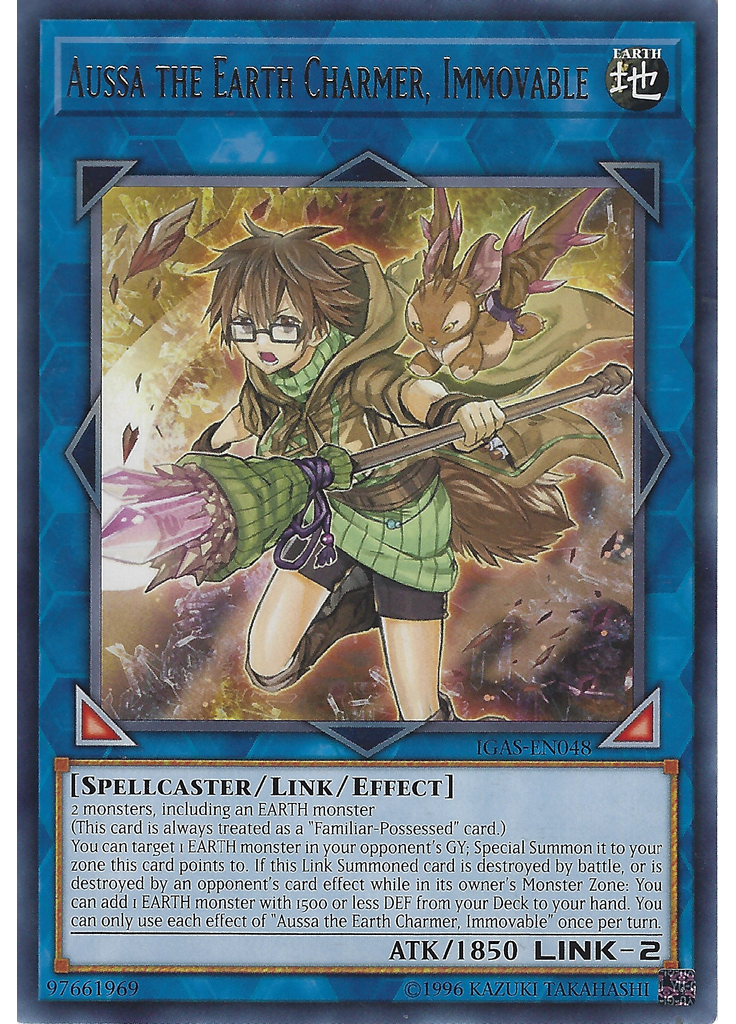 Aussa the Earth Charmer, Immovable (Rare Unlimited)