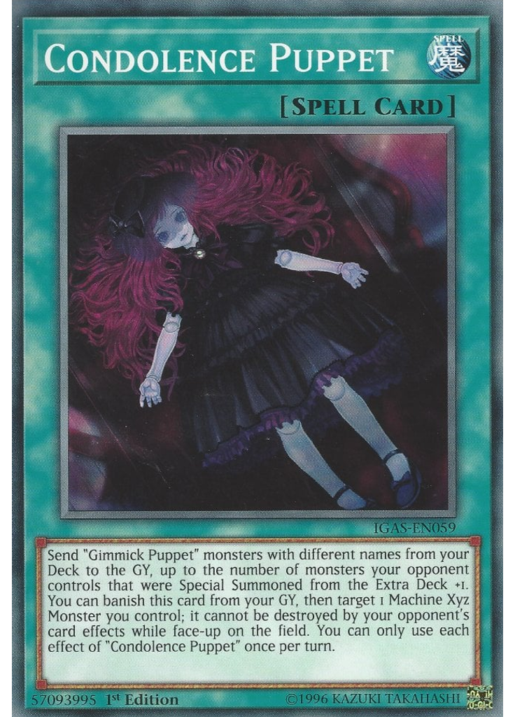 Condolence Puppet