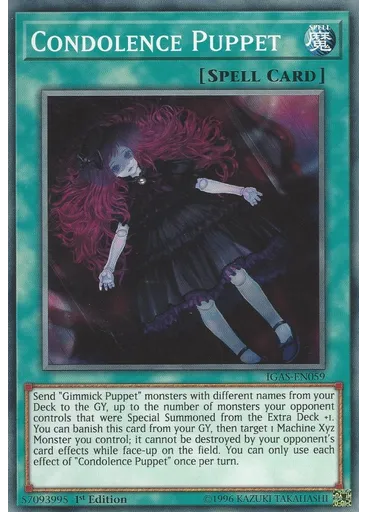 Condolence Puppet