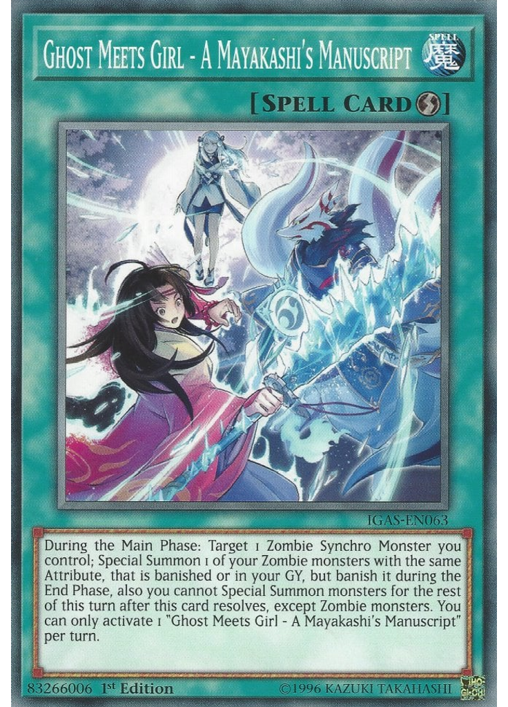 Ghost Meets Girl - A Mayakashi's Manuscript