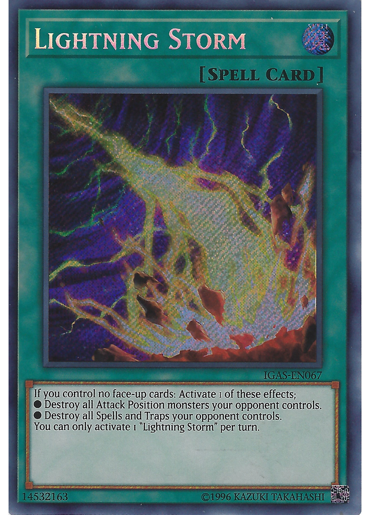 Lightning Storm (Secret Rare Unlimited)
