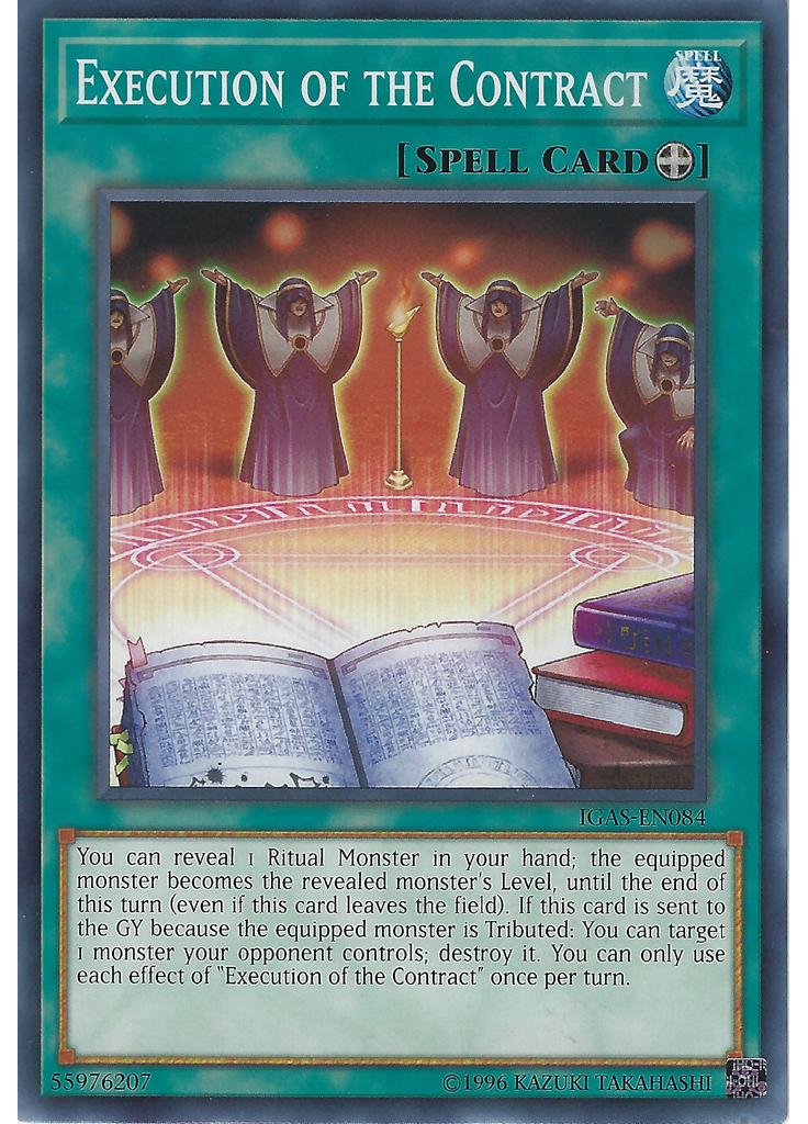 Execution of the Contract (Common Unlimited)