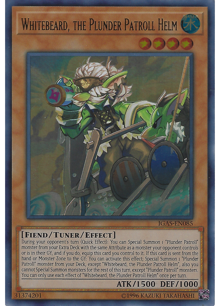 Whitebeard, the Plunder Patroll Helm (Ultra Rare Unlimited)