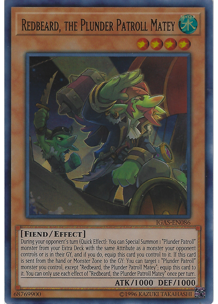 Redbeard, the Plunder Patroll Matey (Ultra Rare Unlimited)