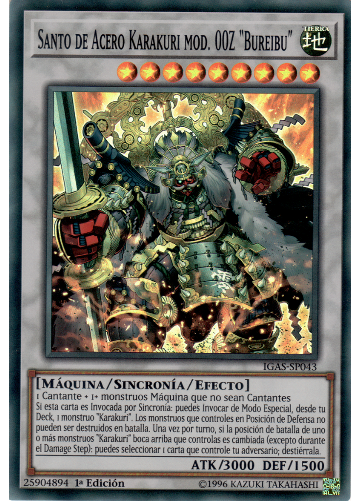 Santo de Acero Karakuri mod. 00Z "Bureibu"