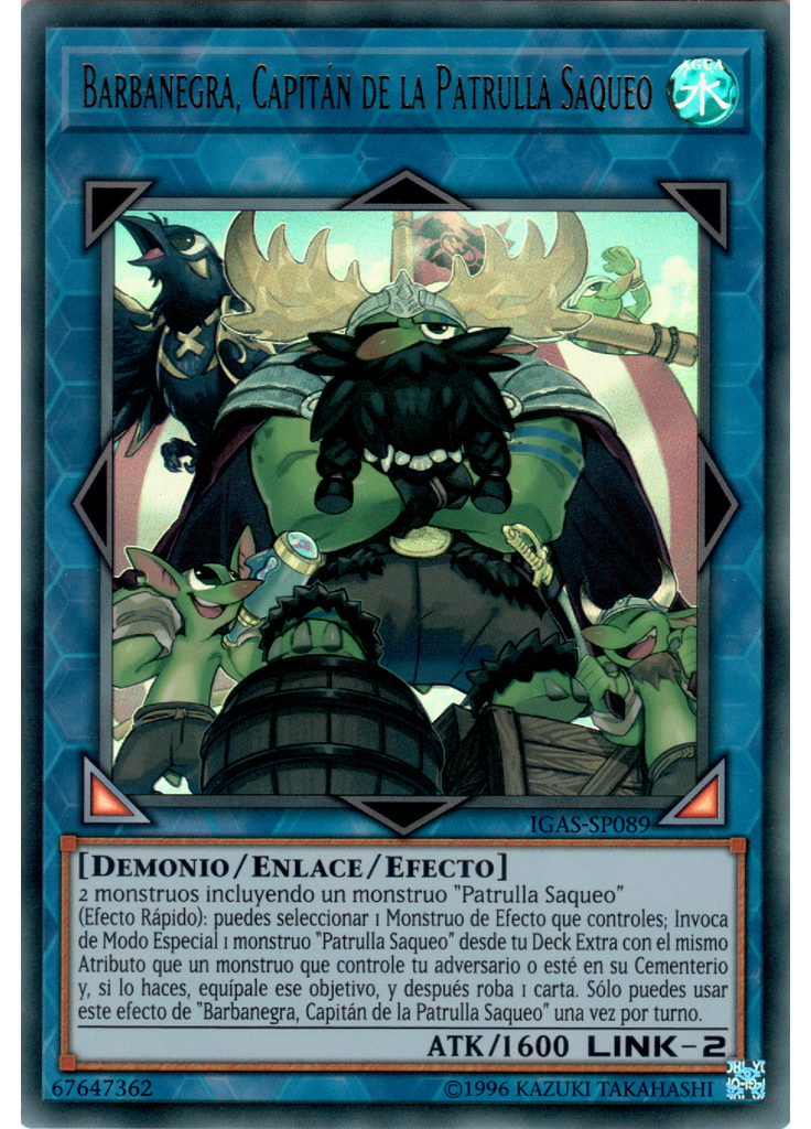 Barbanegra, Capitán de la Patrulla Saqueo (Ultra Rare Unlimited)