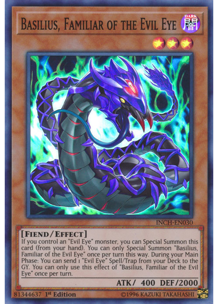 Basilius, Familiar of the Evil Eye
