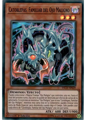 Catoblepas, Familiar del Ojo Maligno