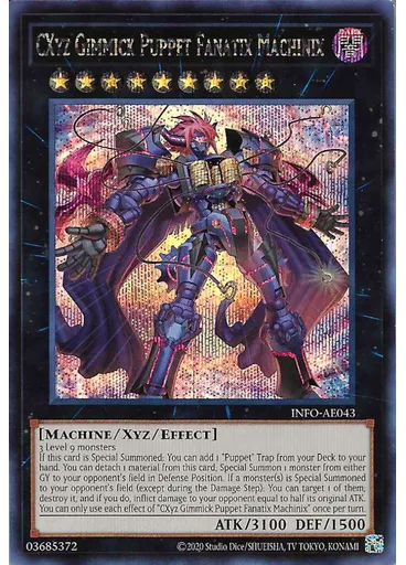 CXyz Gimmick Puppet Fanatix Machinix (Secret Rare Unlimited)