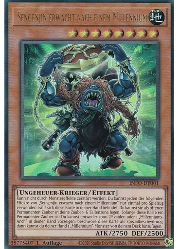 Sengenjin erwacht nach einem Millennium