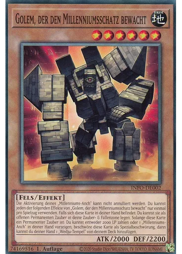 Golem, der den Millenniumsschatz bewacht