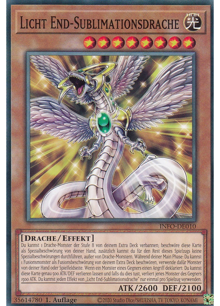 Licht End-Sublimationsdrache
